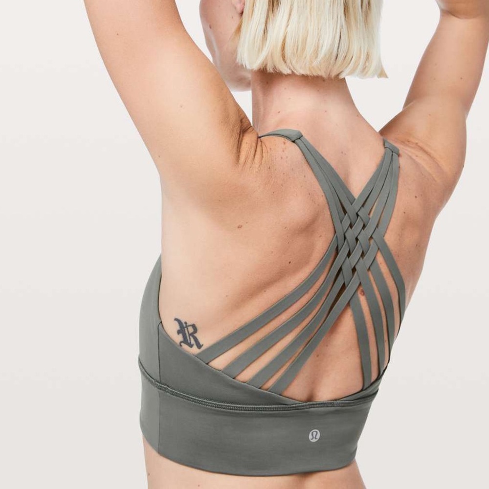 Lululemon Free To Be Moved Bra - Grey Sage
